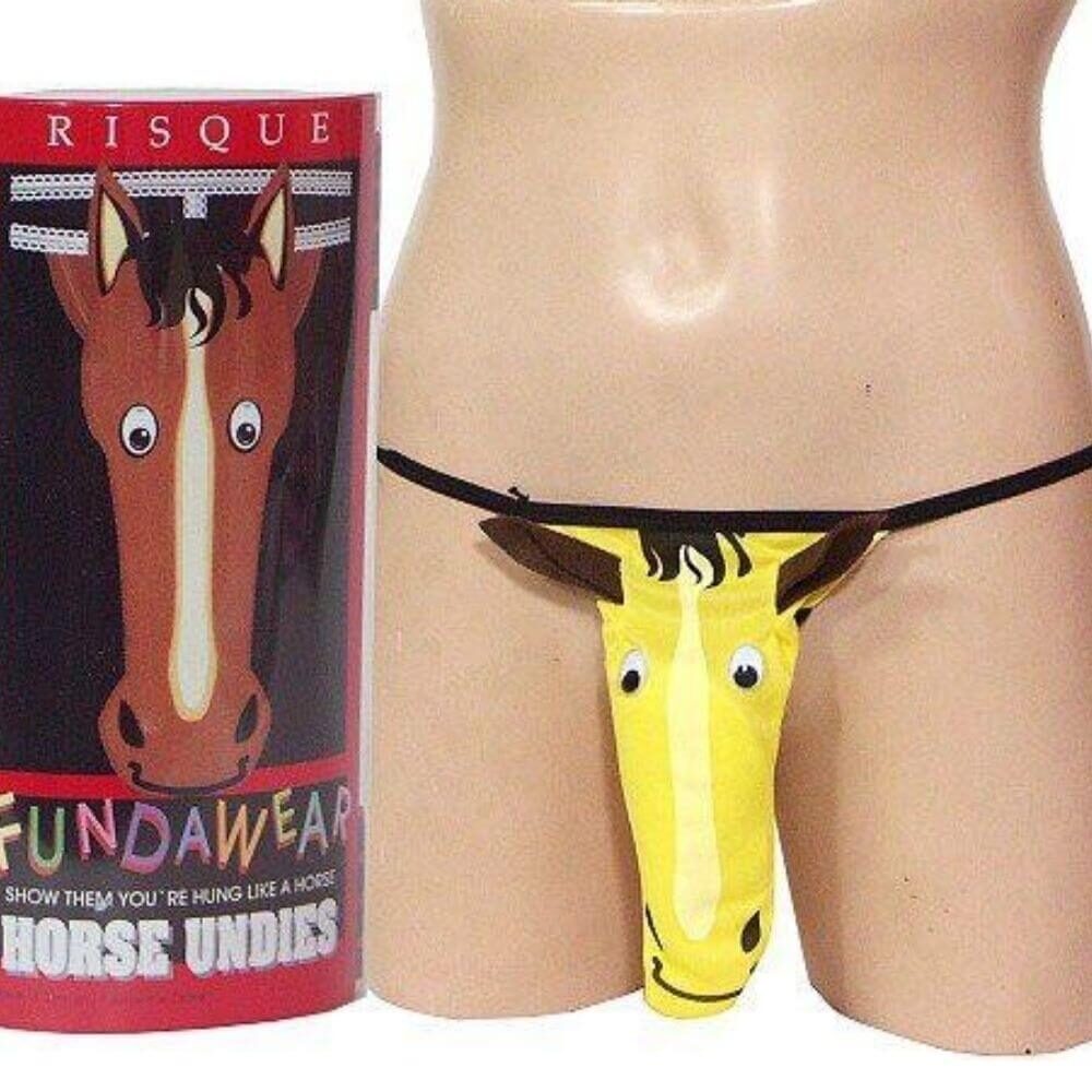 תחתון סקסי בעיצוב סוס לגברים