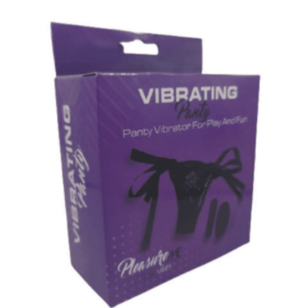 תחתון חוטיני רוטט שלט אלחוטי Pleasure Me - Vibrating Panty Pleasure me box